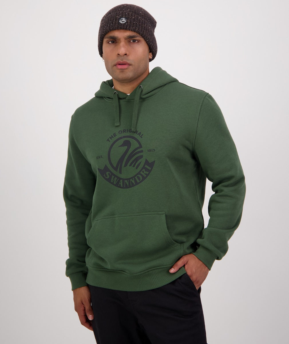 Original v2 Fleece Hoodie | Hunter Green/Black - Swanndri - Beechworth Emporium