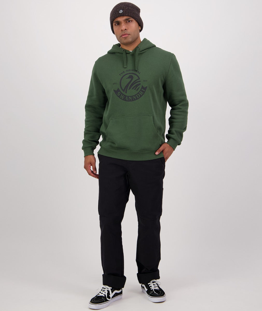 Original v2 Fleece Hoodie | Hunter Green/Black - Swanndri - Beechworth Emporium