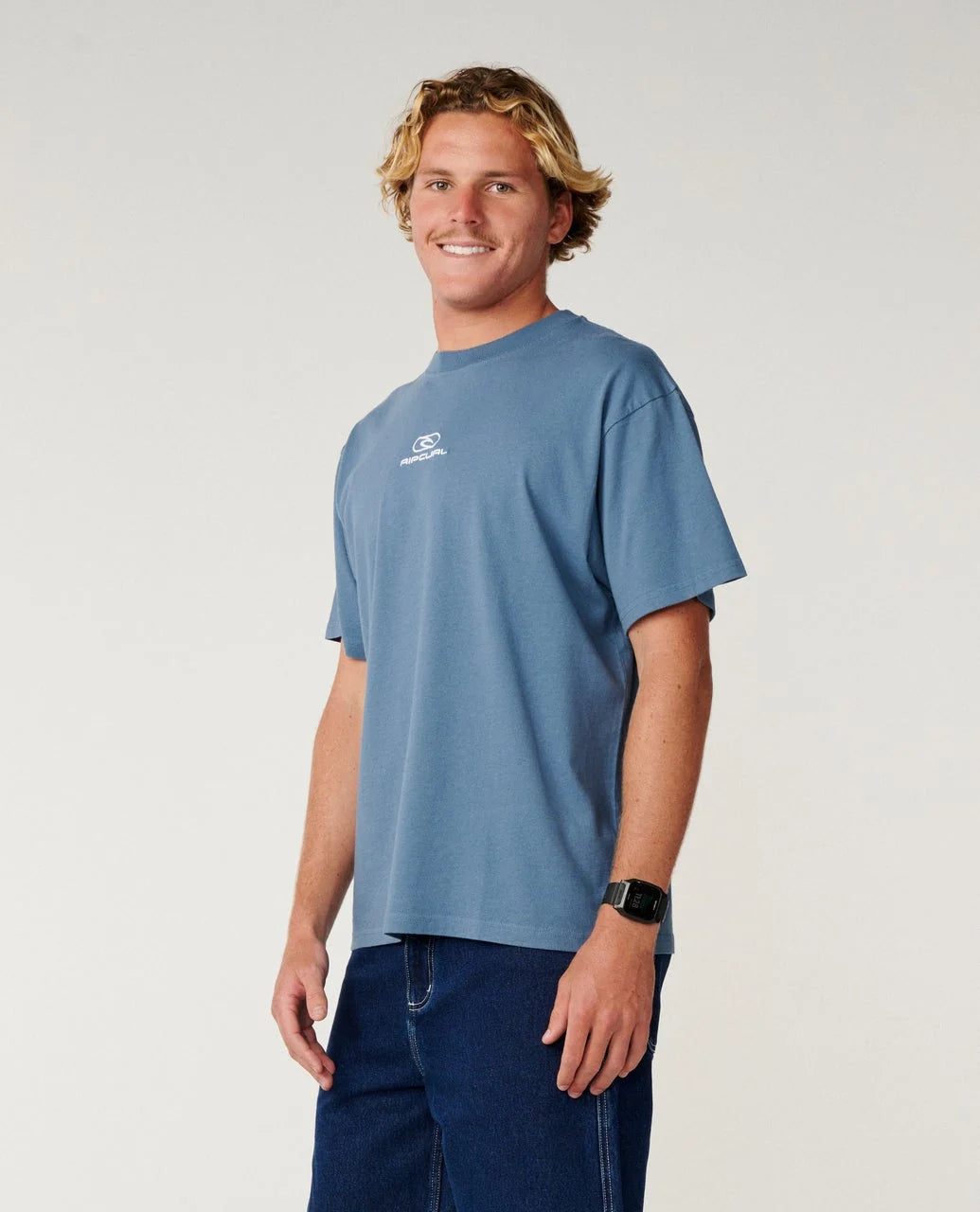 Pill Icon Loose Tee | Bluefin