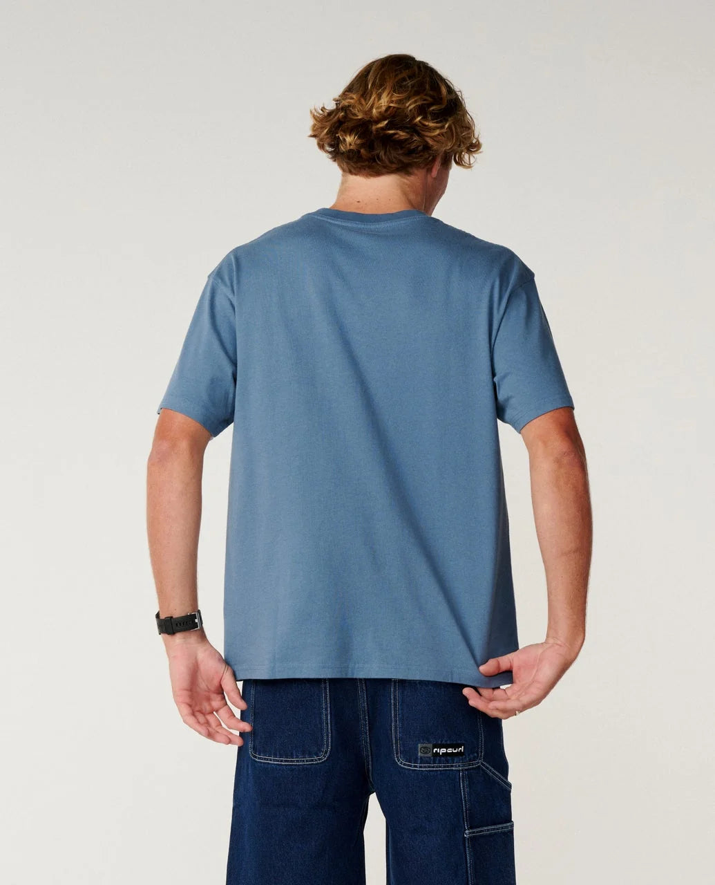 Pill Icon Loose Tee | Bluefin