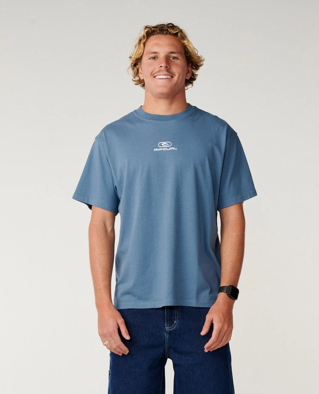 Pill Icon Loose Tee | Bluefin