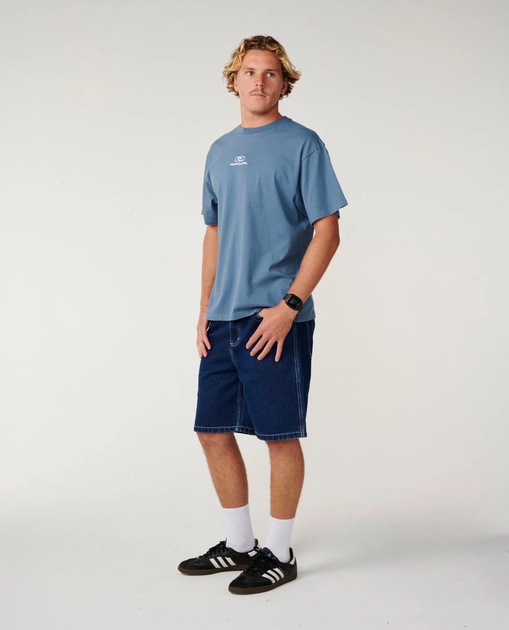 Pill Icon Loose Tee | Bluefin