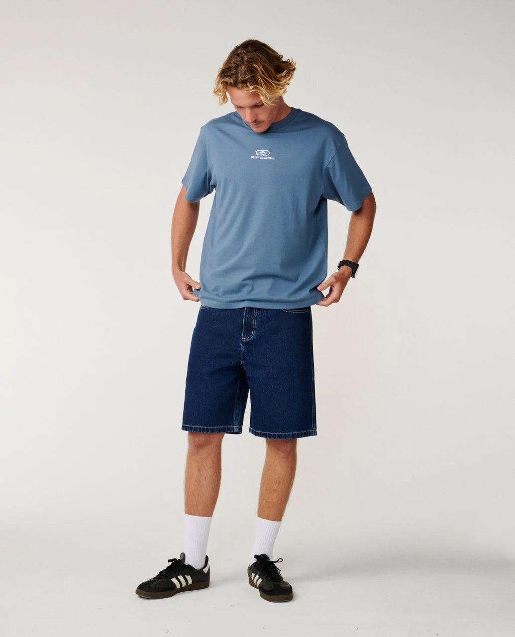 Pill Icon Loose Tee | Bluefin