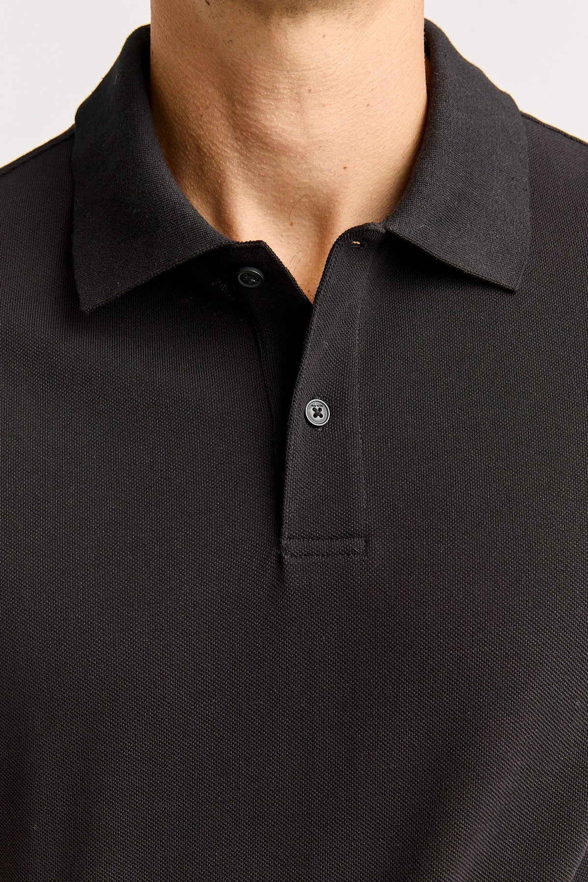 Pique Polo Organic Cotton | Black