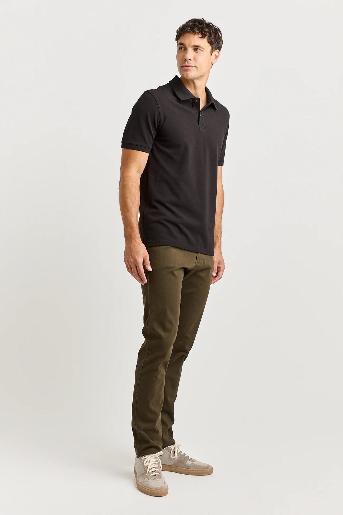 Pique Polo Organic Cotton | Black