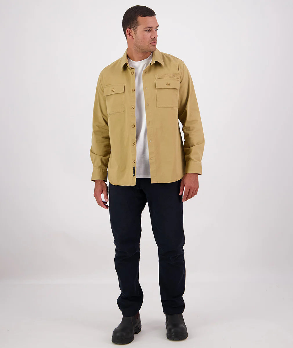 Poynters Canvas Utility Shirt | Cashew