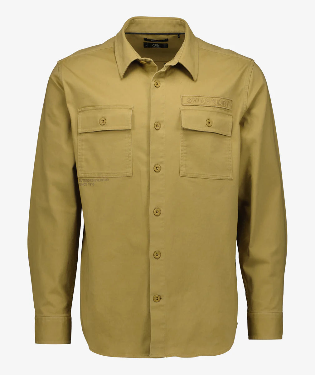 Poynters Canvas Utility Shirt | Cashew