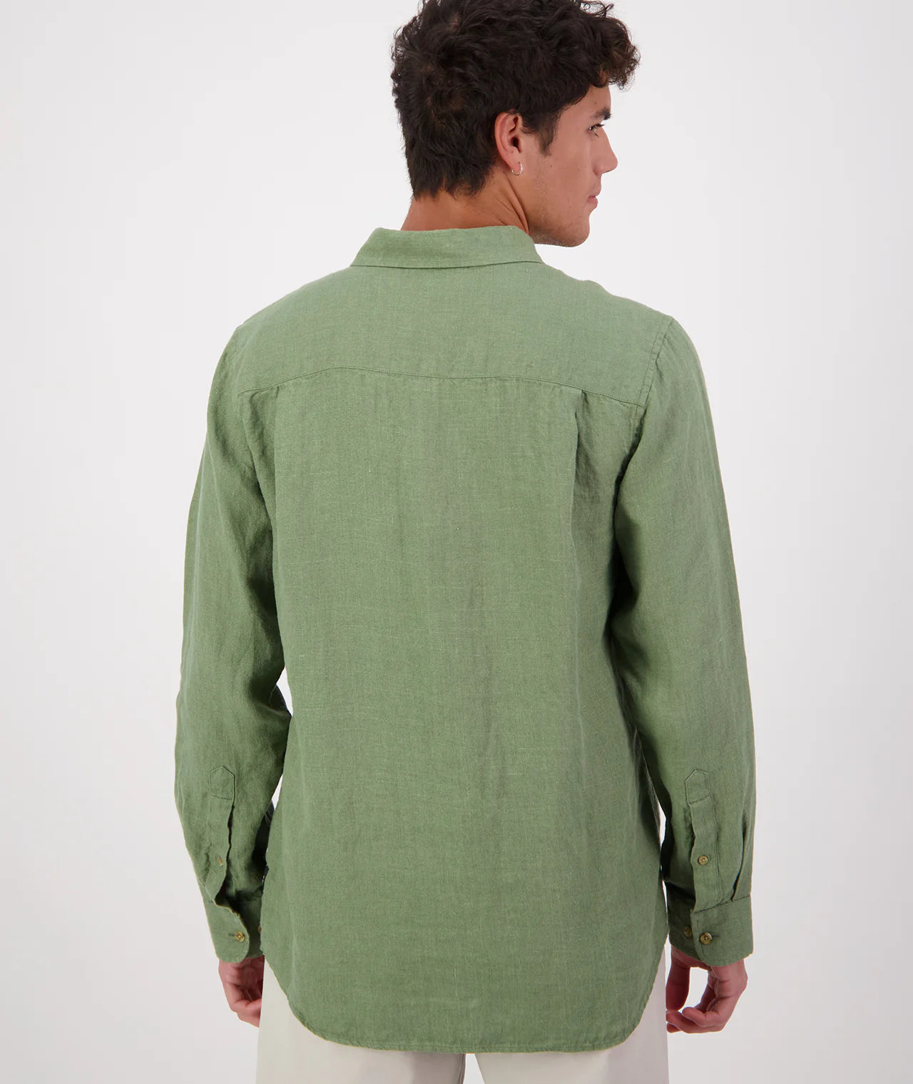 Puhoi Linen Long Sleeve Shirt | Clover, , Beechworth Emporium, Tops, [product tags]