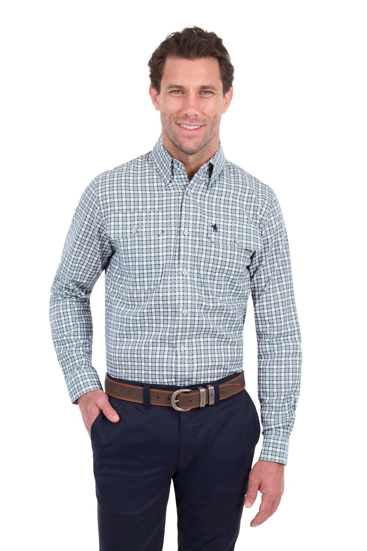 Rory Check 2-Pocket Long Sleeve Shirt