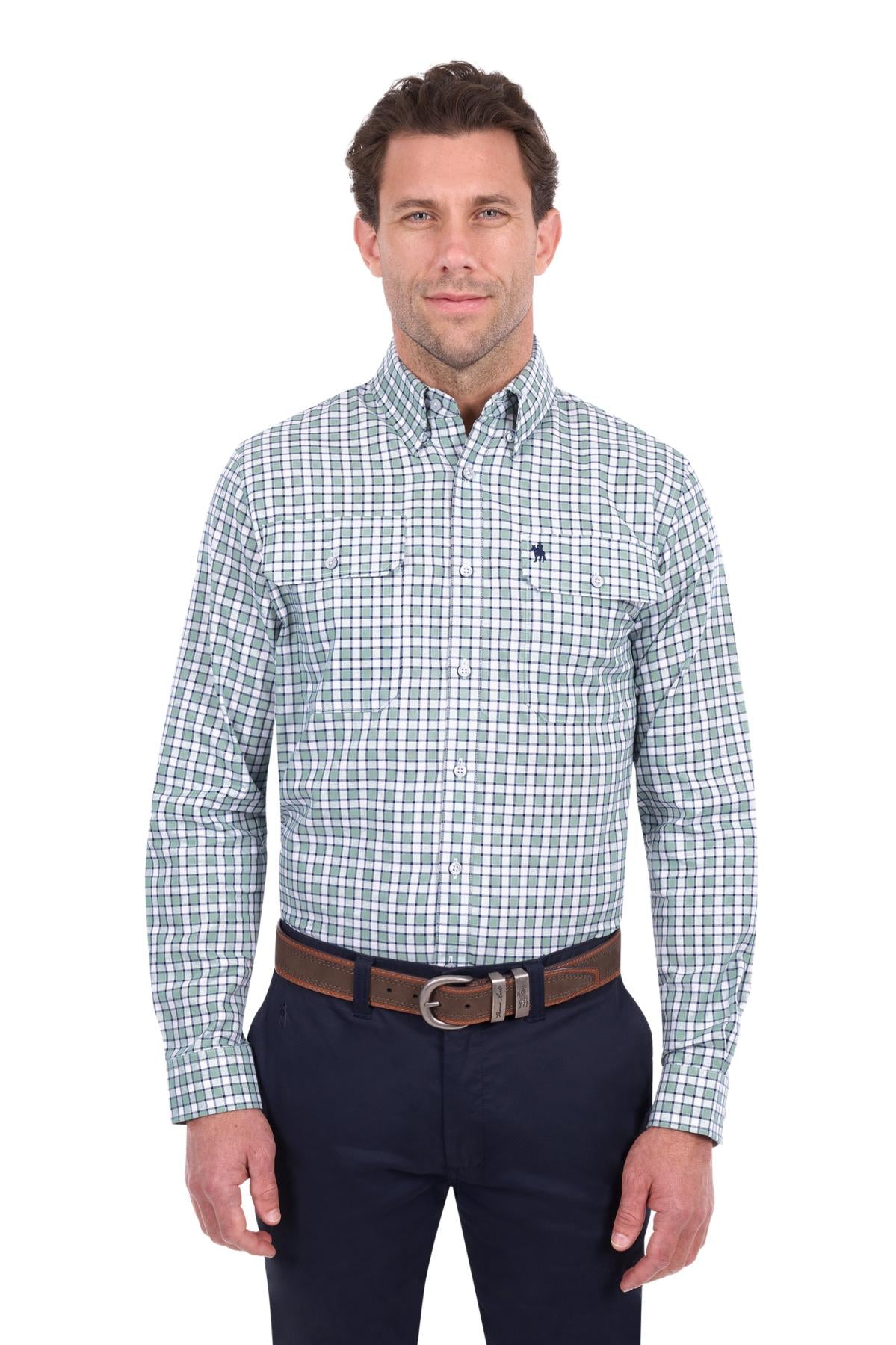 Rory Check 2-Pocket Long Sleeve Shirt