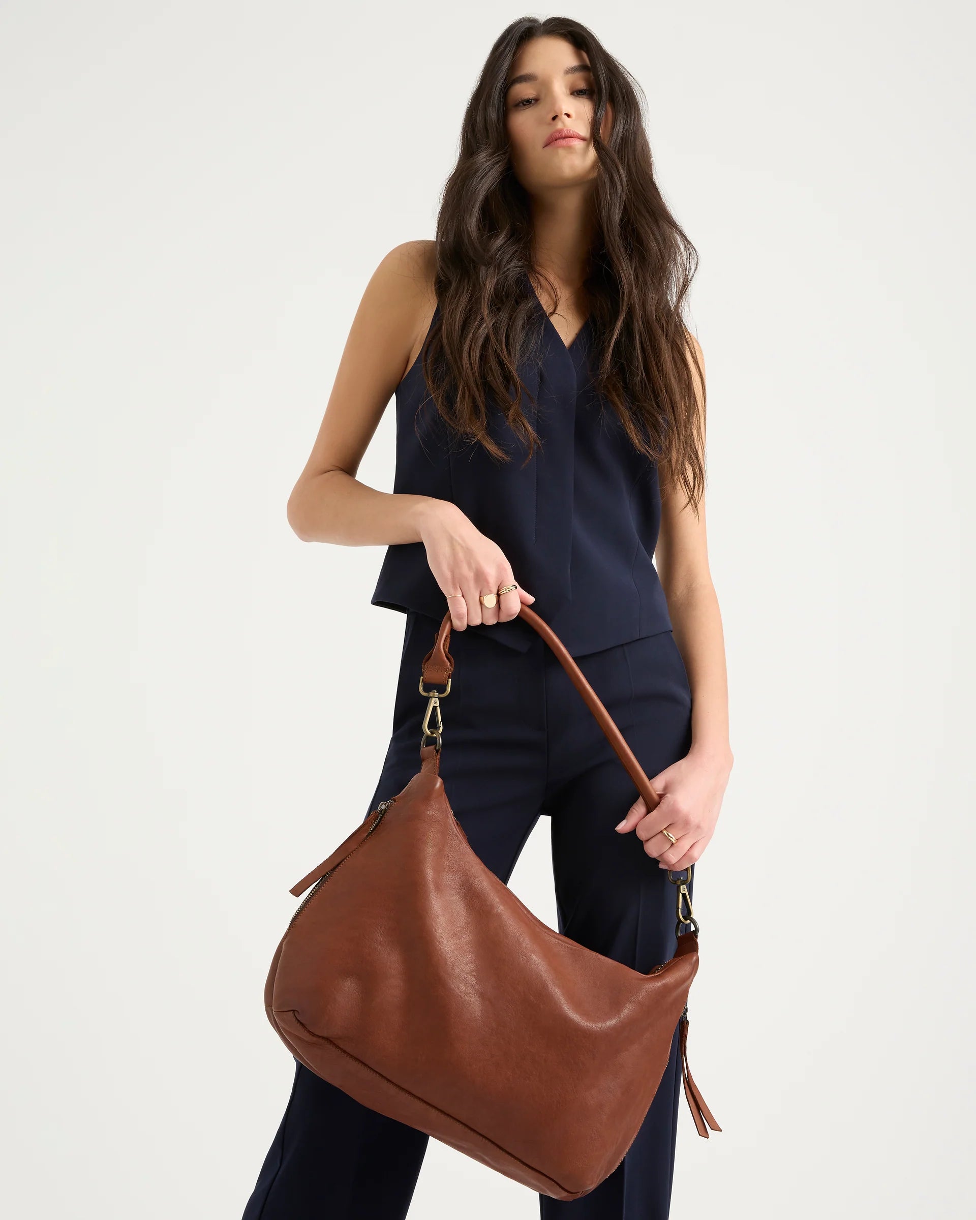 Small Slouchy | Cognac