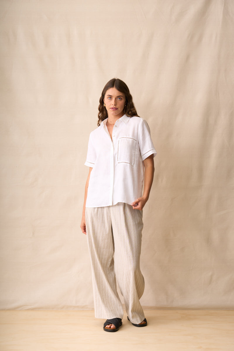 Miley Shirt | White