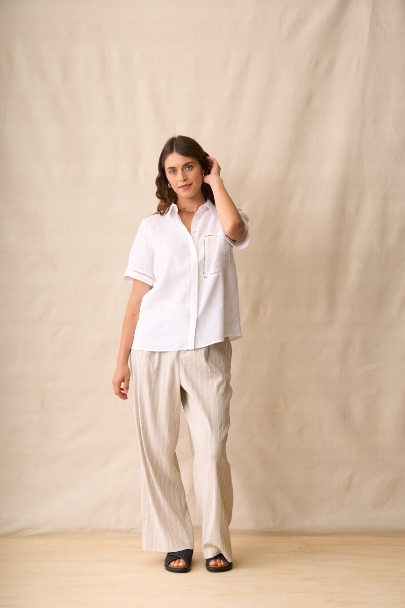 Miley Shirt | White