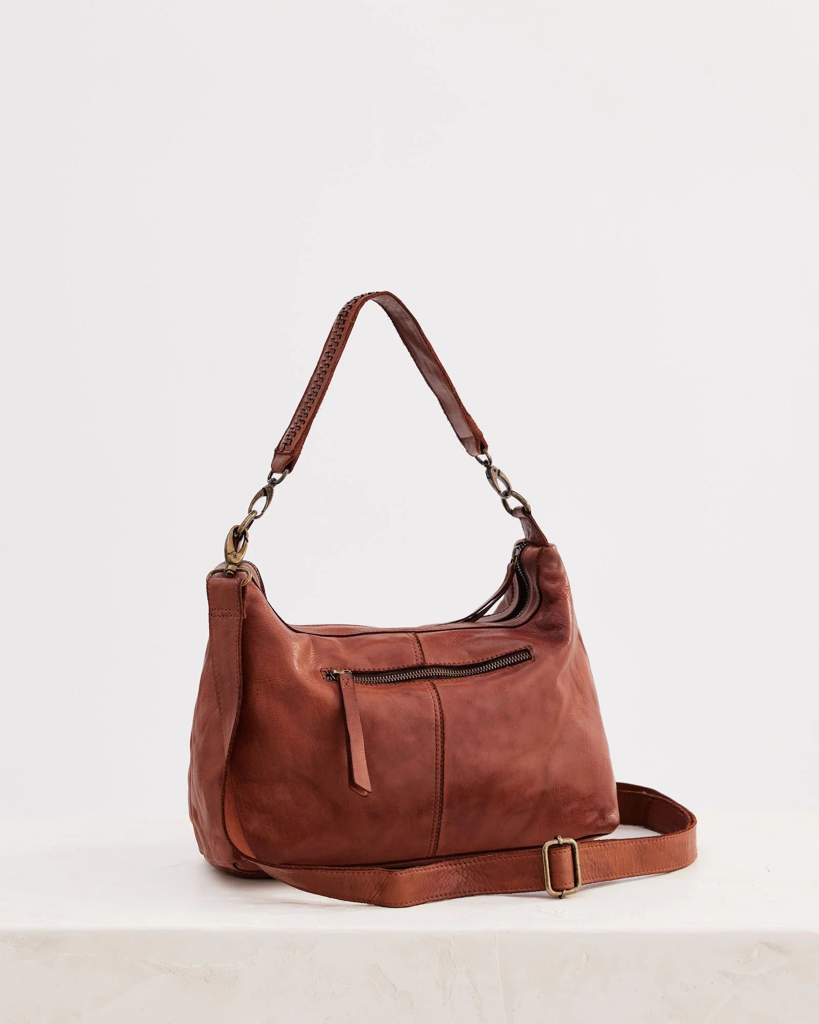 Signature Slouchy Bag | Cognac -  - Beechworth Emporium