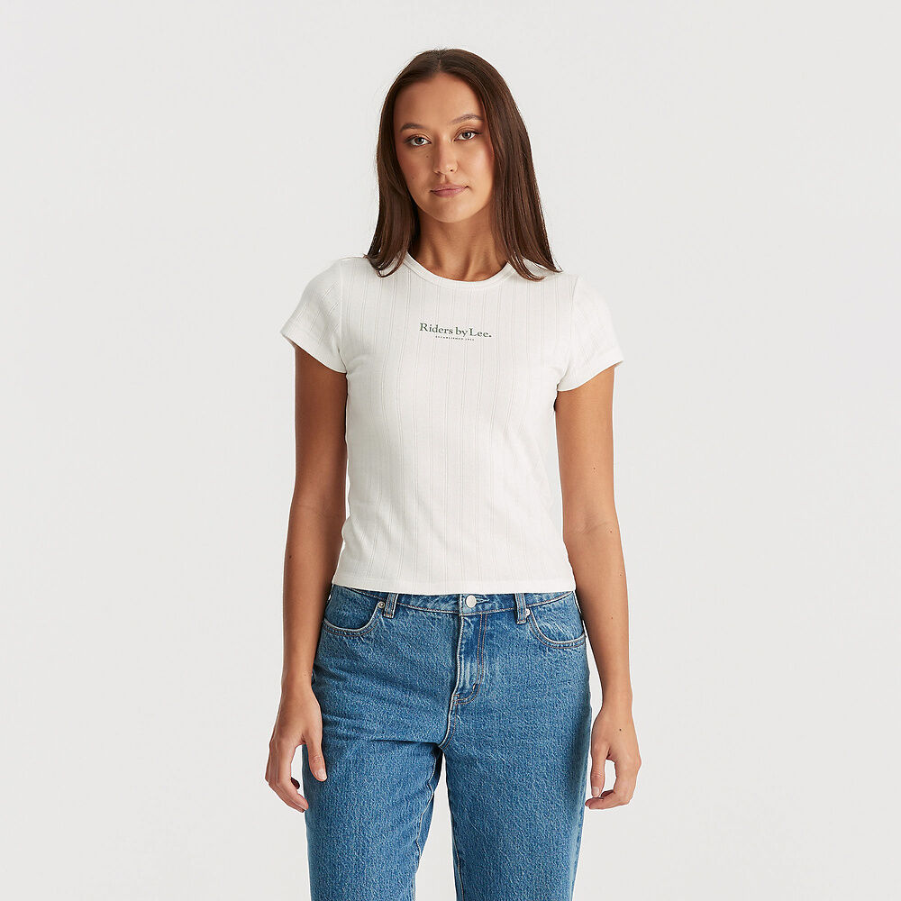 Slim Ponti Tee | Vintage White