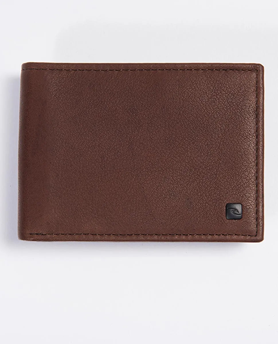 K-Roo RFID Slim ZF Leather Wallet | Brown - Rip Curl - Beechworth Emporium