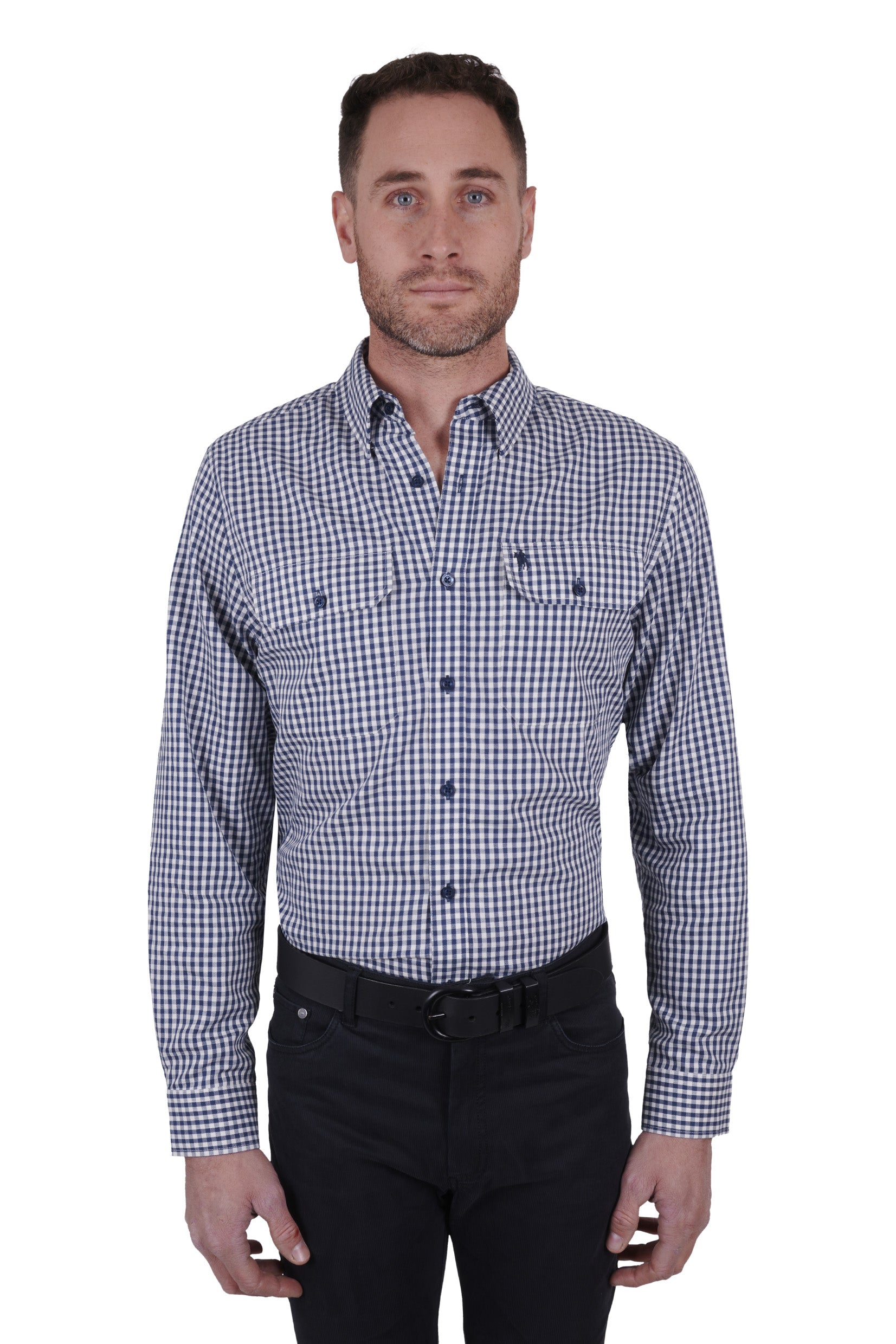 Gino Wool 2 Pocket Long Sleeve Shirt