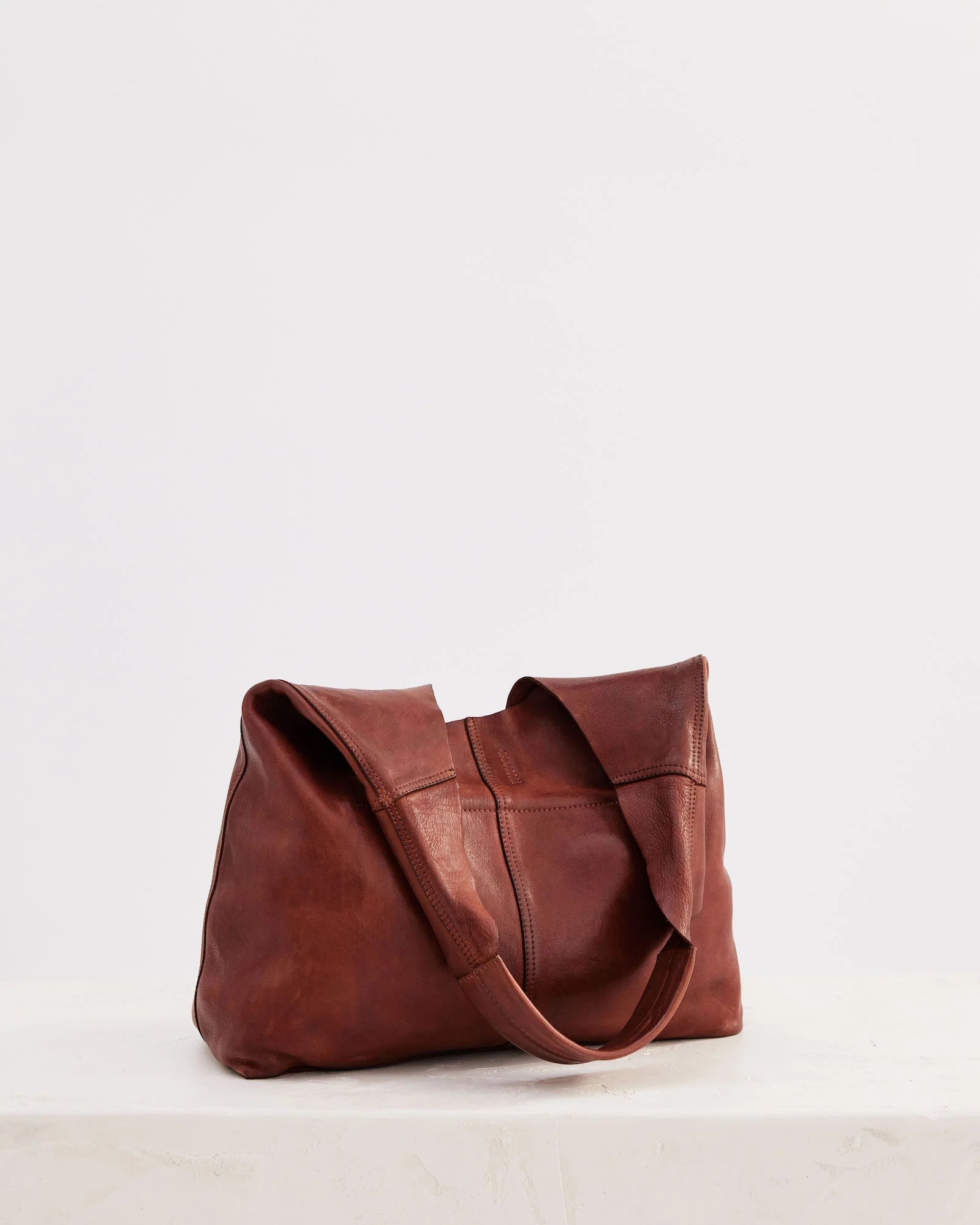Unlined Slouchy | Cognac -  - Beechworth Emporium
