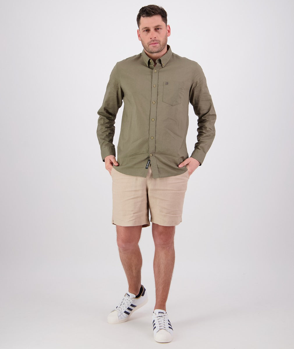 Ward Long Sleeve Shirt | Olive