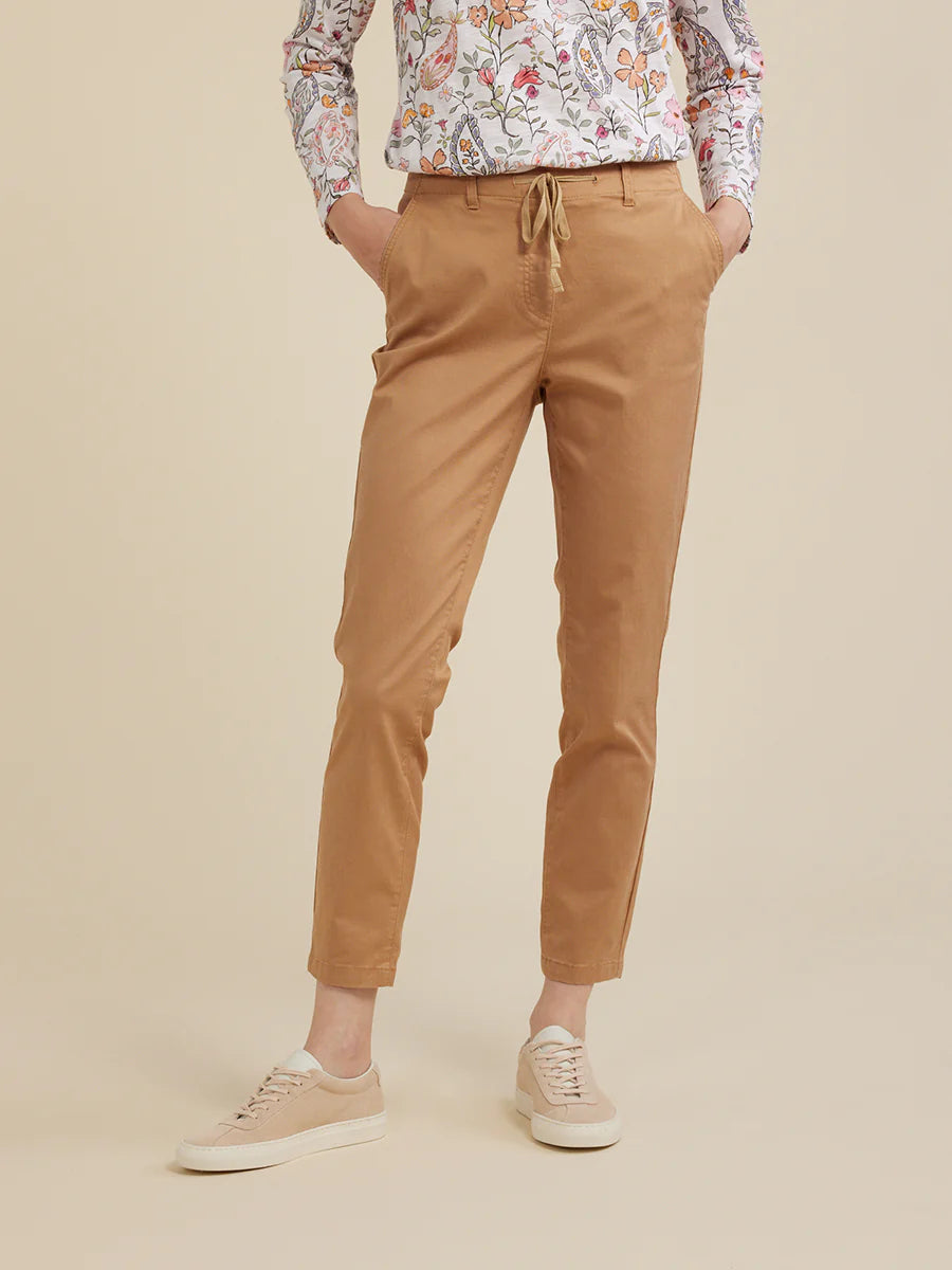 Washed Stretch Pant | Caramel - Yarra Trail - Beechworth Emporium