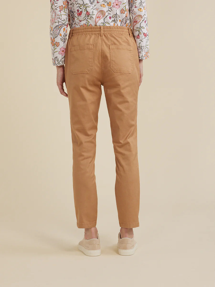 Washed Stretch Pant | Caramel - Yarra Trail - Beechworth Emporium