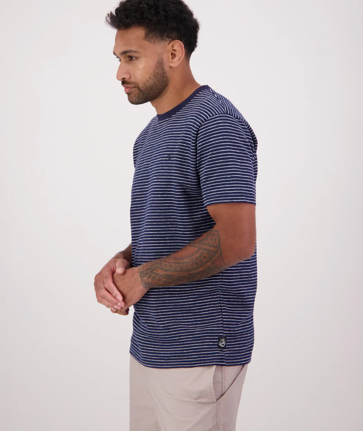 Willowby Stripe T-Shirt | Navy/White