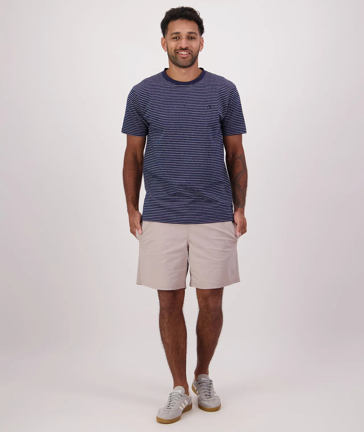 Willowby Stripe T-Shirt | Navy/White
