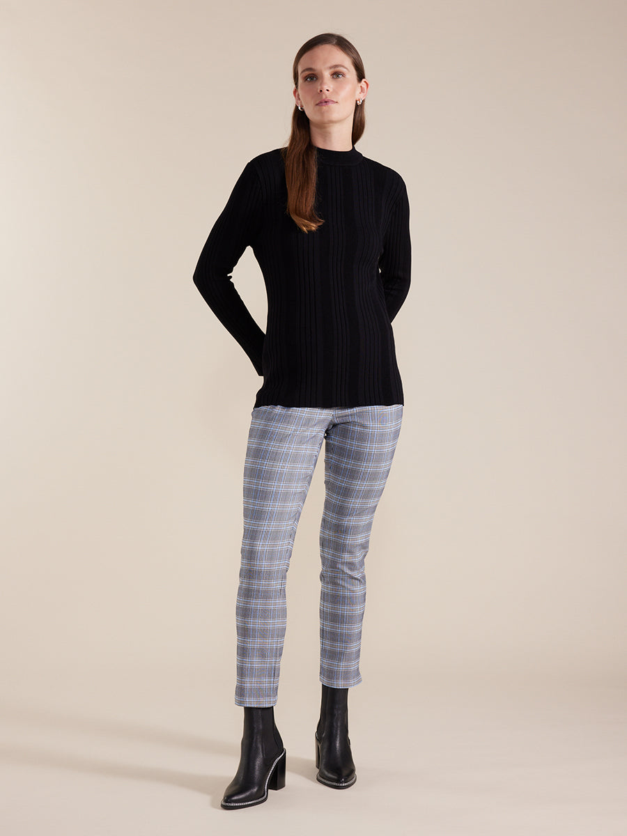 Essential Rib Knit Top | Black - Marco Polo - Beechworth Emporium