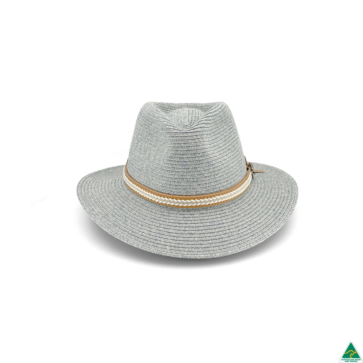 Yarrunga Creek Flexibraid® Fedora | Sky Blue
