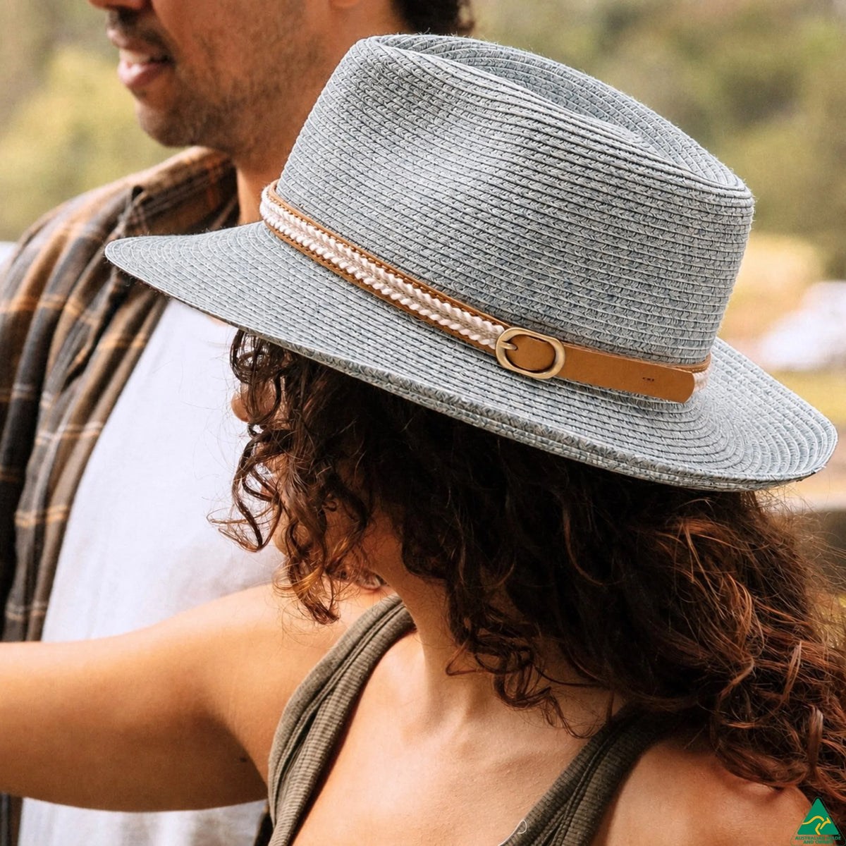 Yarrunga Creek Flexibraid® Fedora | Sky Blue
