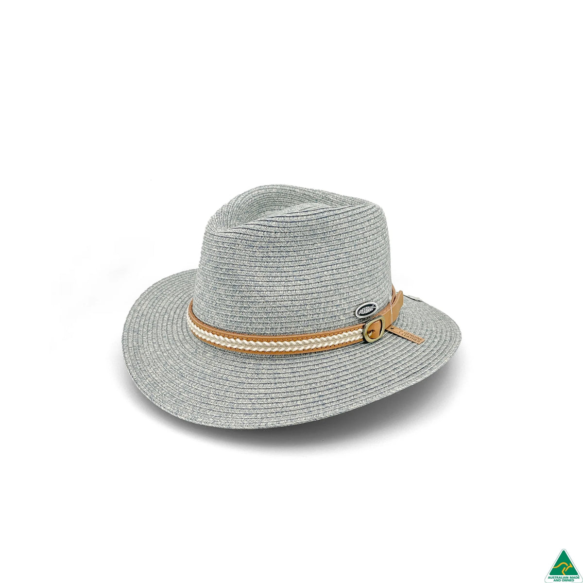 Yarrunga Creek Flexibraid® Fedora | Sky Blue