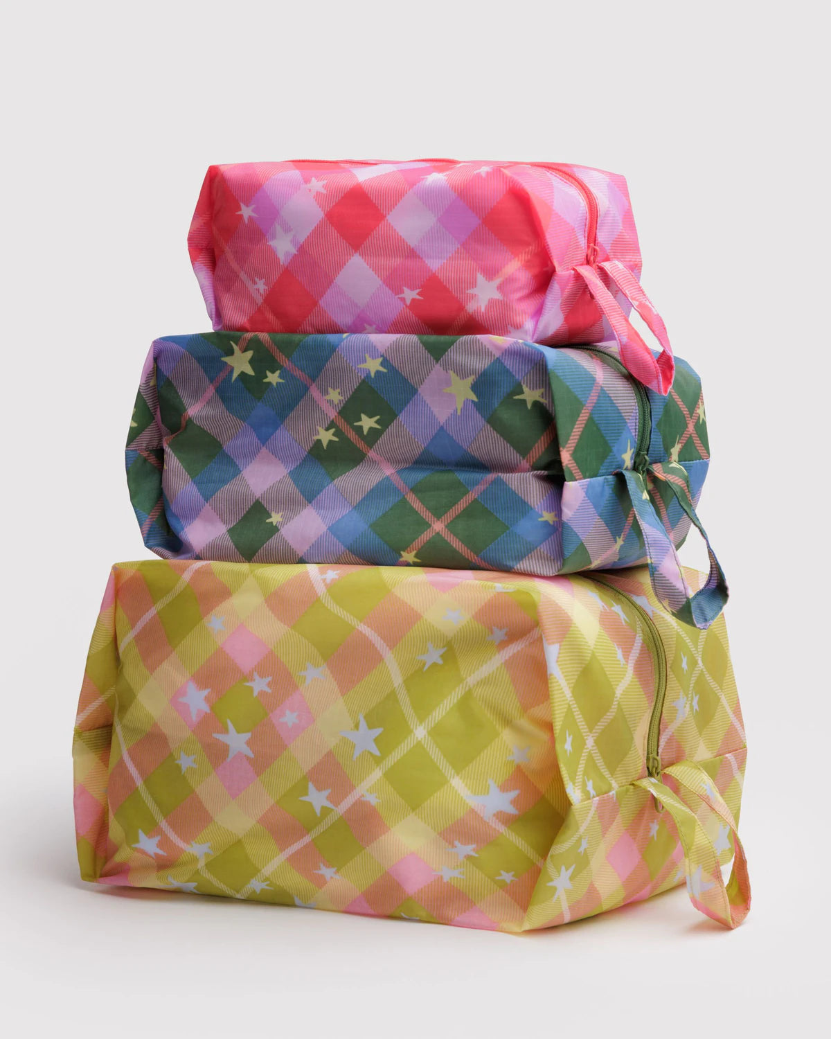 3D Zip Set | Star Plaid – Beechworth Emporium