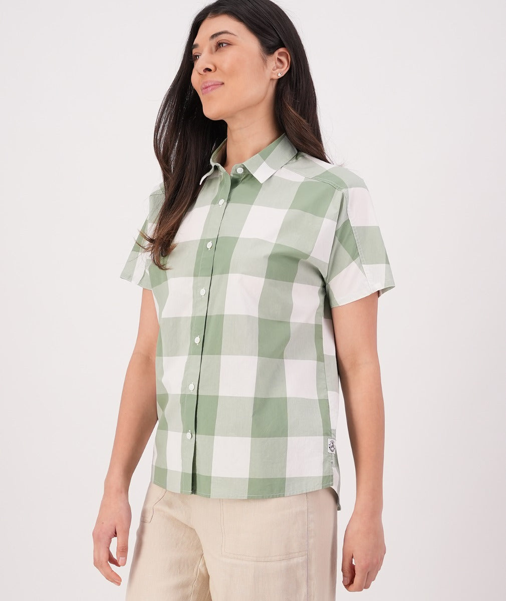 Manaia Short Sleeve Shirt | Fern Check - Swanndri - Beechworth Emporium