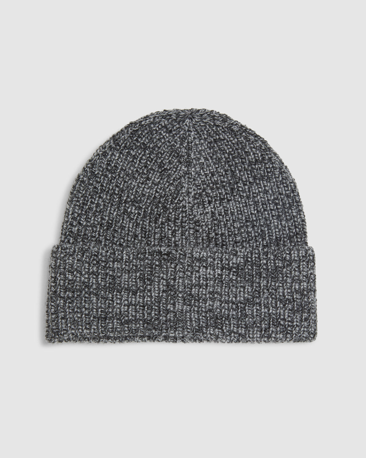 Ribbed Knit Beanie | Charcoal Mix - Toorallie - Beechworth Emporium