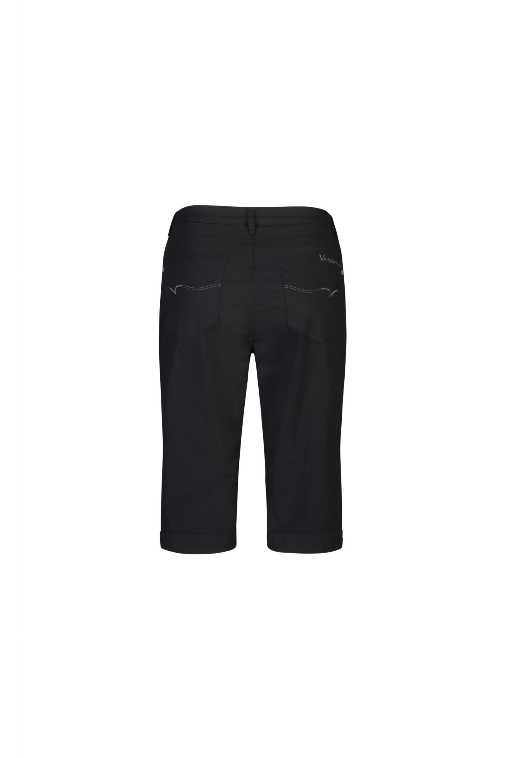Poplin Straight Leg Short | Black - Beechworth Emporium