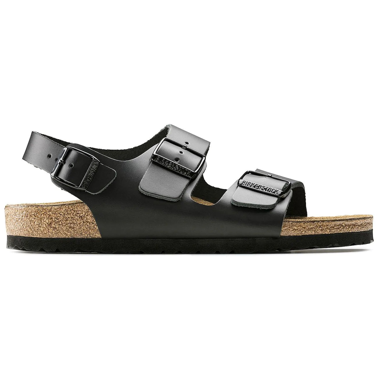 Milano Black Smooth Leather - Birkenstock - Beechworth Emporium