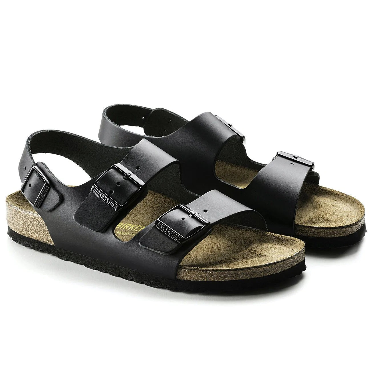 Milano Black Smooth Leather - Birkenstock - Beechworth Emporium