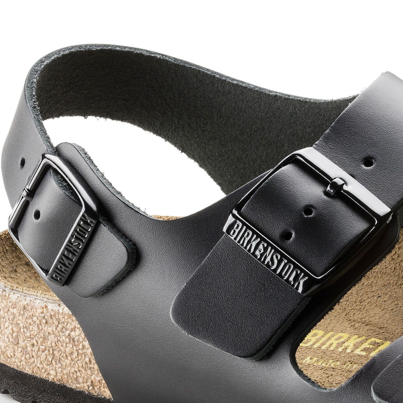 Milano Black Smooth Leather - Birkenstock - Beechworth Emporium