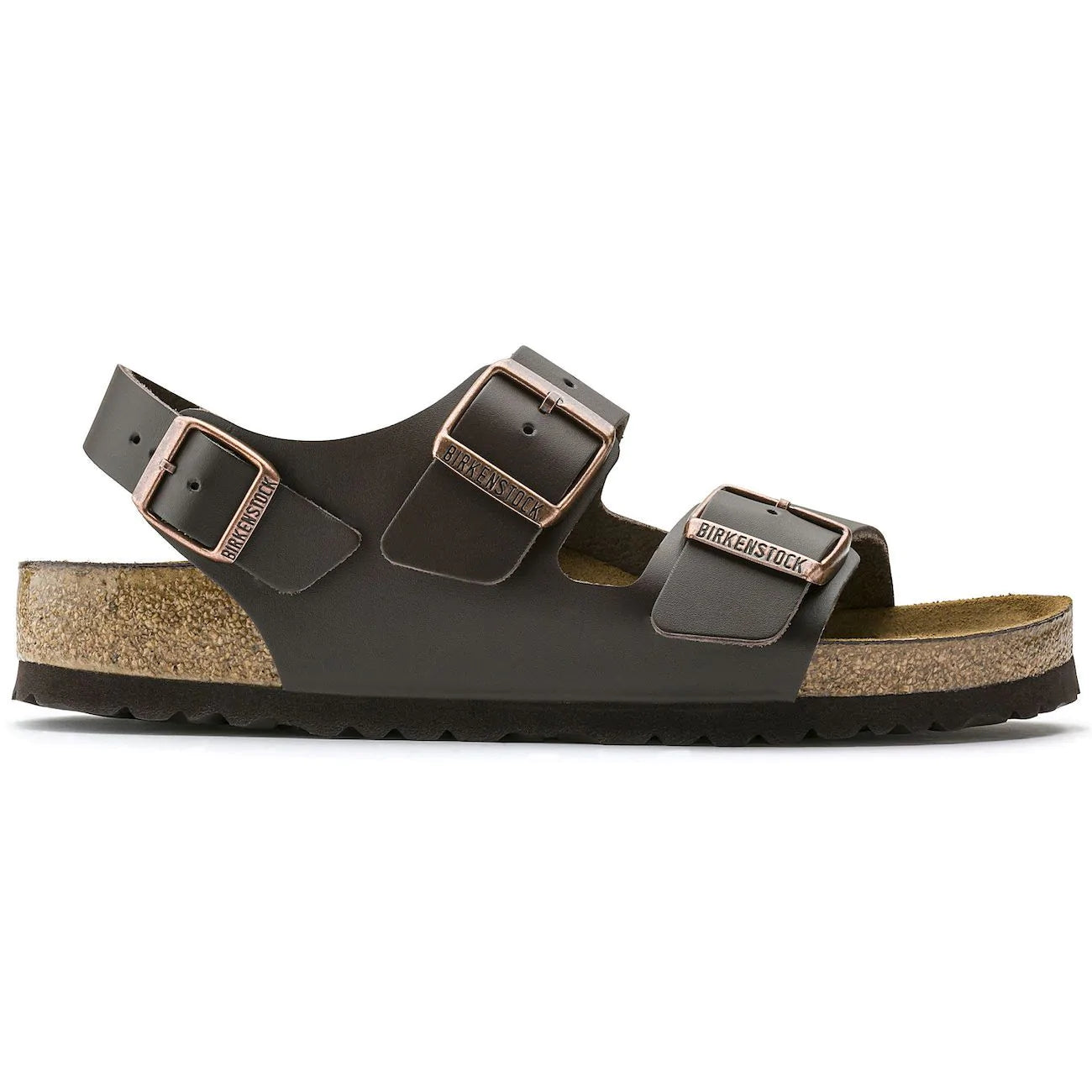 Milano Dark Brown Smooth Leather - Birkenstock - Beechworth Emporium