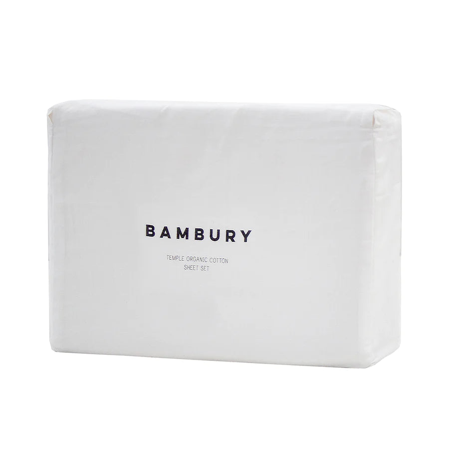 Temple Organic Sheet Set | Ivory - Bambury - Beechworth Emporium