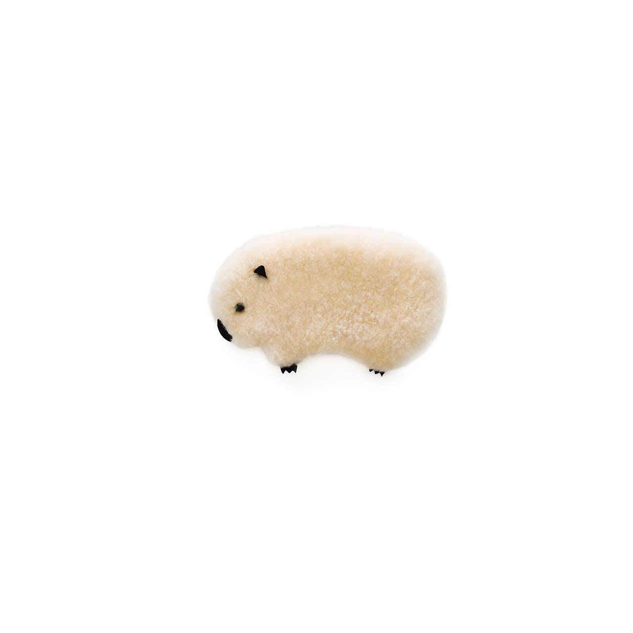 Sheepskin Toy - Wombat - Beechworth Emporium