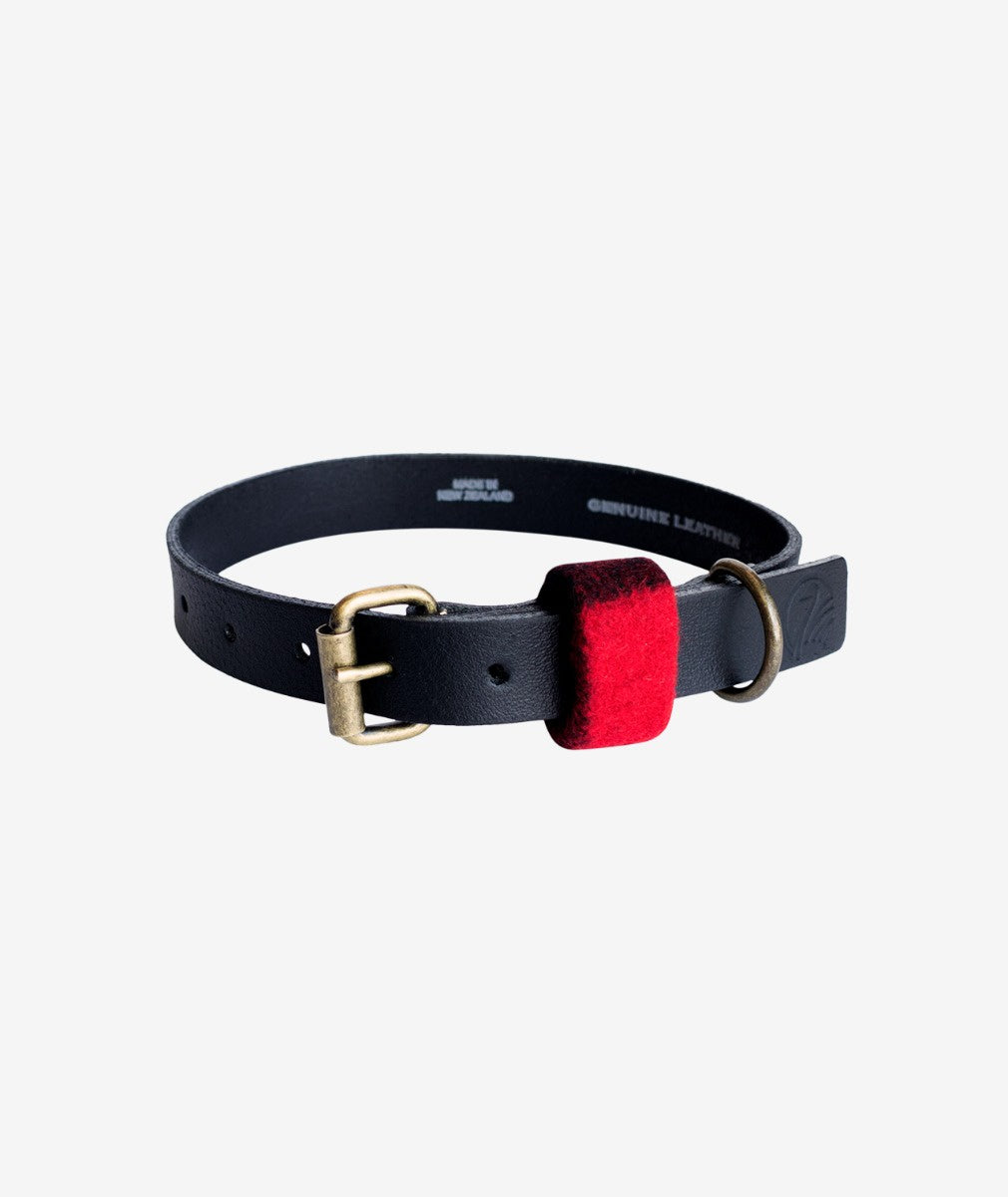 Elmwood Leather Dog Collar - Swanndri - Beechworth Emporium